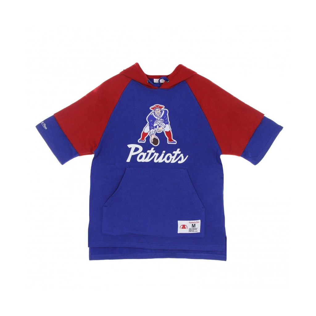 felpa cappuccio manica corta uomo nfl fleece hoodie neepat ROYAL BLUE