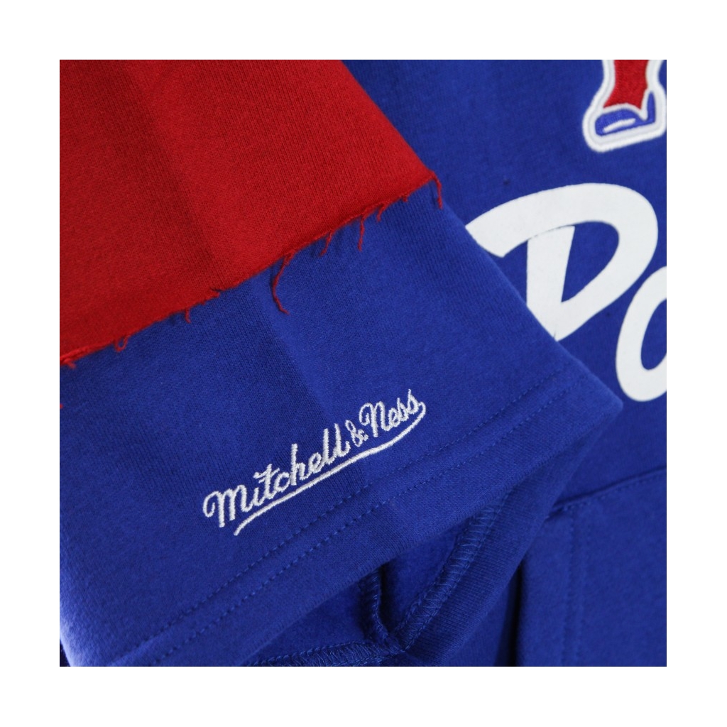 felpa cappuccio manica corta uomo nfl fleece hoodie neepat ROYAL BLUE