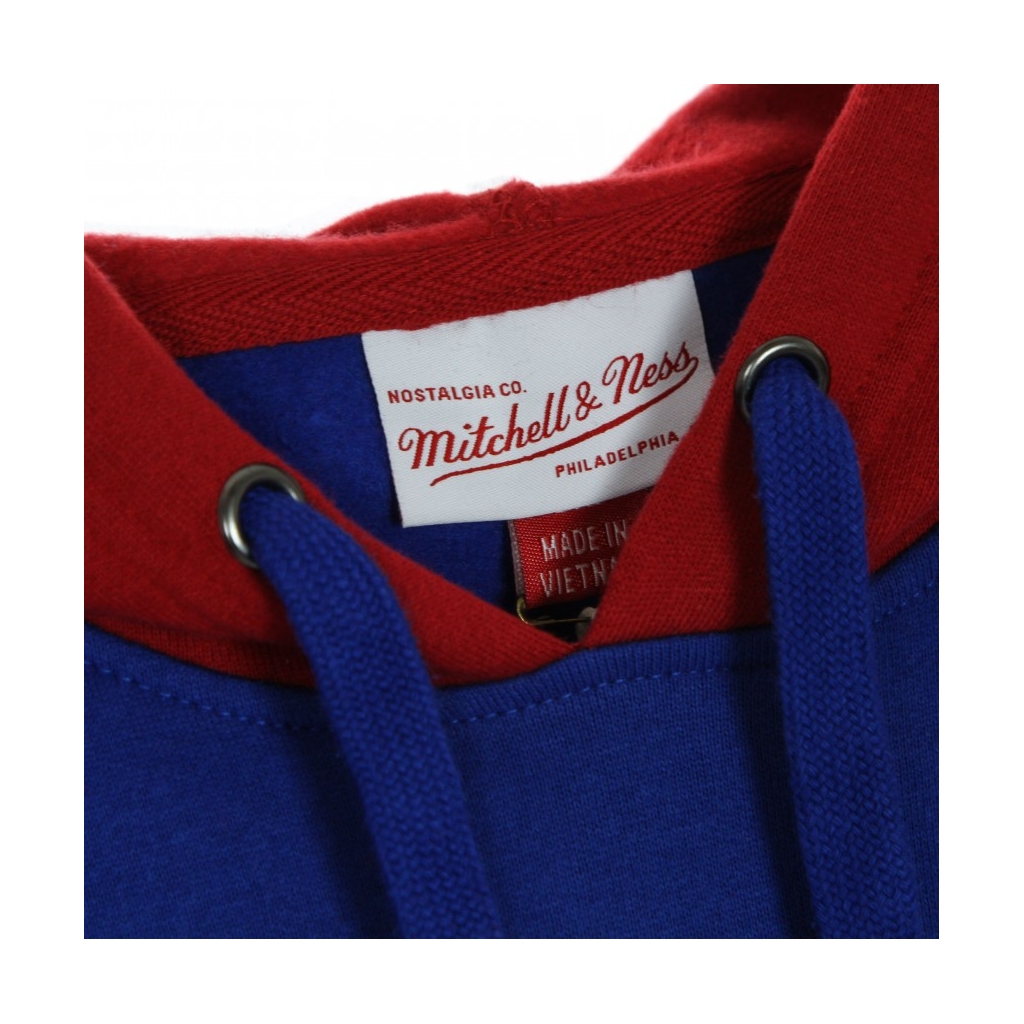 felpa cappuccio manica corta uomo nfl fleece hoodie neepat ROYAL BLUE