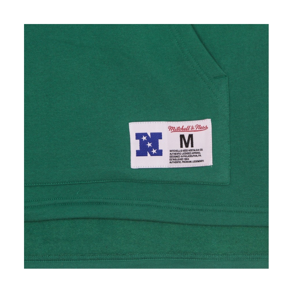 felpa cappuccio manica corta uomo nfl fleece hoodie phieag DARK GREEN