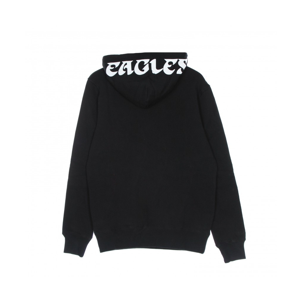 felpa cappuccio uomo nfl big face 30 hoodie phieag BLACK