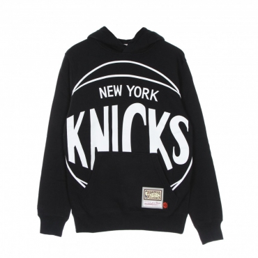 felpa cappuccio uomo nba big face 30 hoodie hardwood classics neykni BLACK