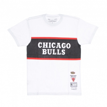 maglietta uomo nba block tee hardwood classics chibul WHITE