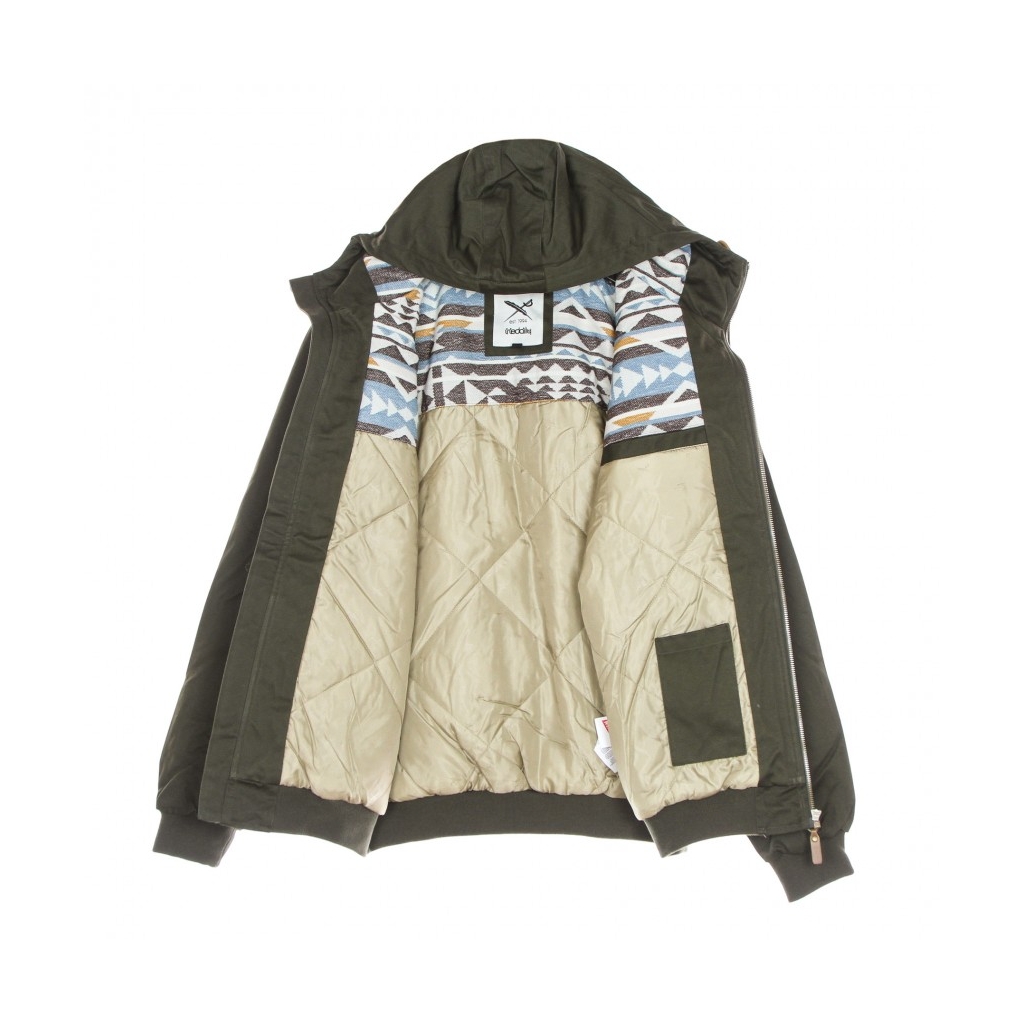 giubbotto uomo wonderer jacket NIGHT OLIVE