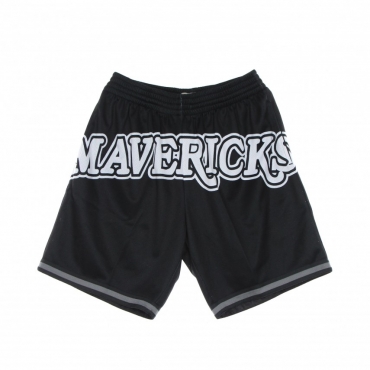 pantaloncino tipo basket uomo nba big face 30 fashion short hardwood classics dalmav BLACK/ORIGINAL TEAM COLORS