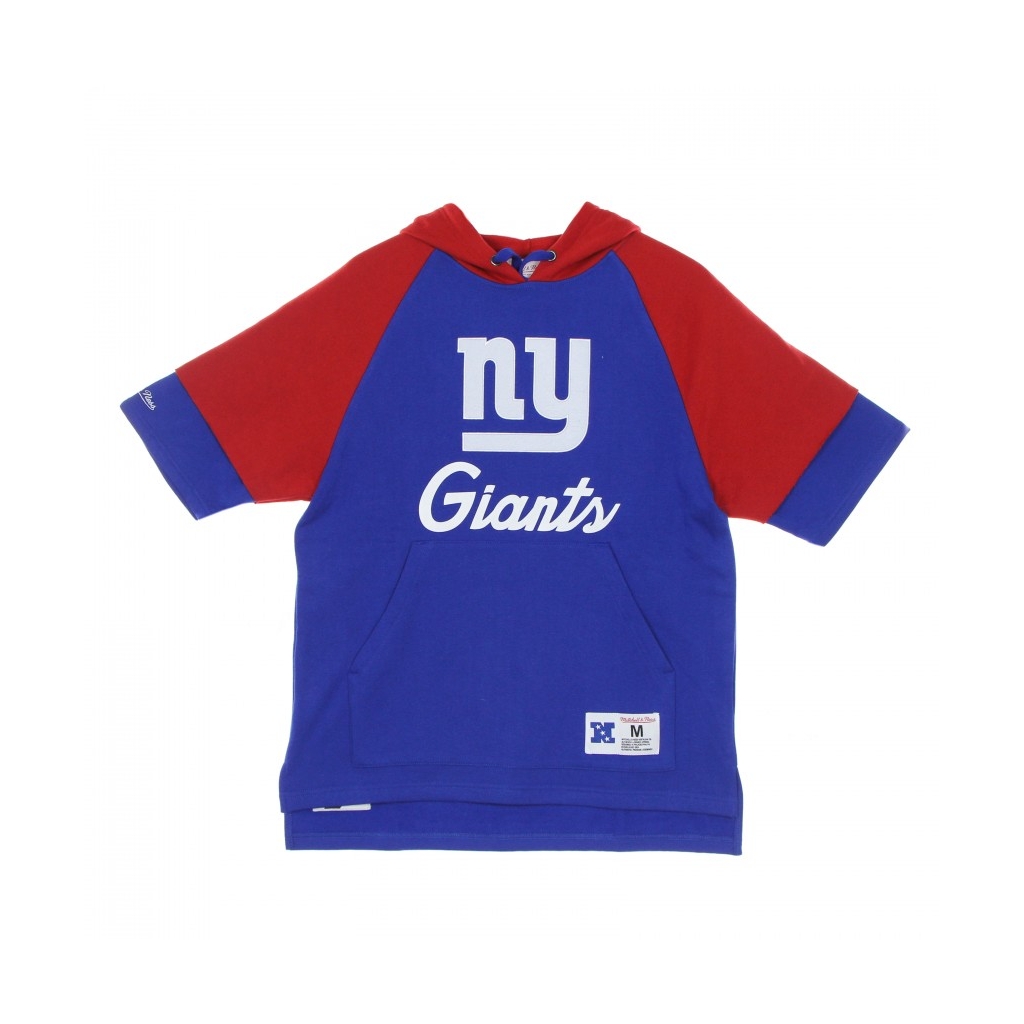 felpa cappuccio manica corta uomo nfl fleece hoodie neygia ROYAL BLUE
