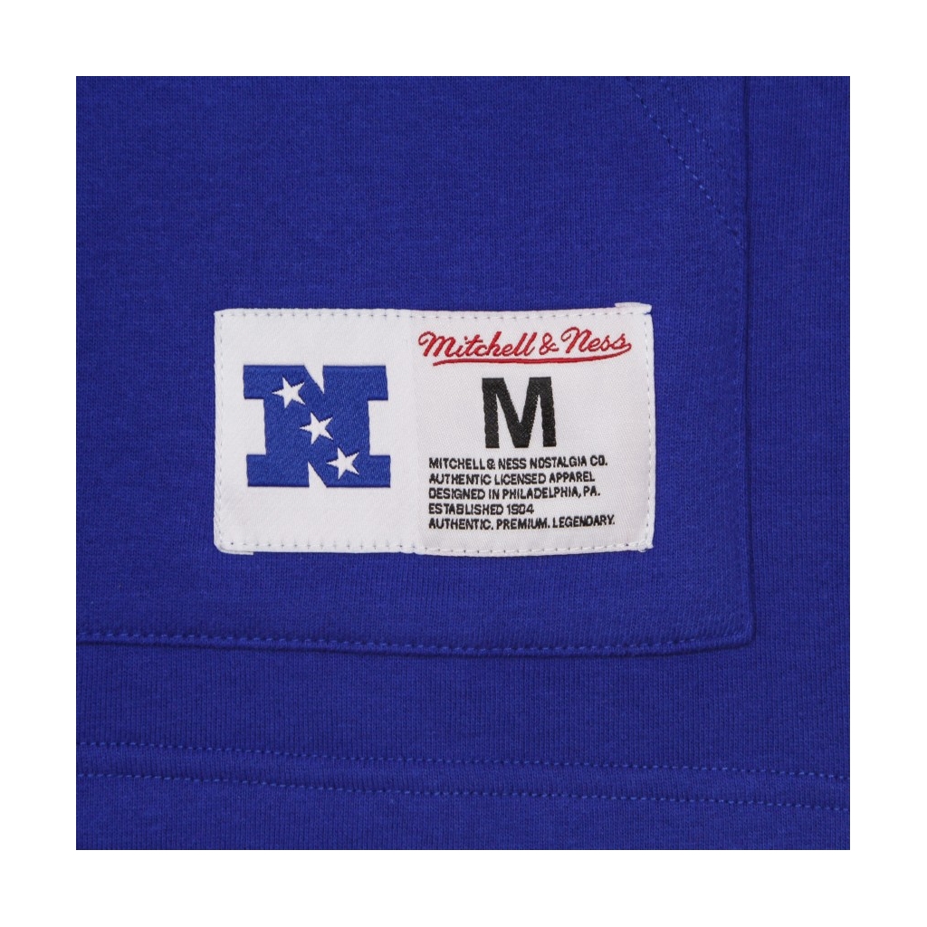 felpa cappuccio manica corta uomo nfl fleece hoodie neygia ROYAL BLUE