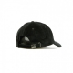 cappellino visiera curva uomo cord baseball BLACK