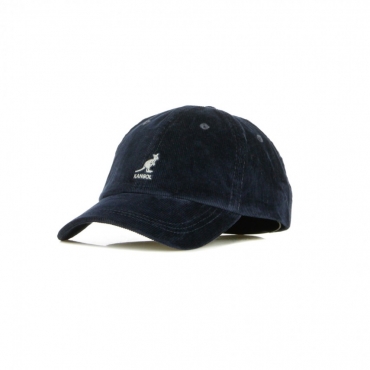 cappellino visiera curva uomo cord baseball NAVY