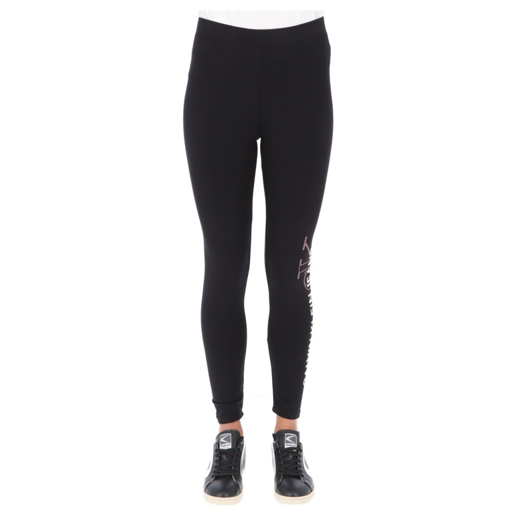 Legging Calvin Klein Jeans Donna Vertical Institution BEH CK BLACK