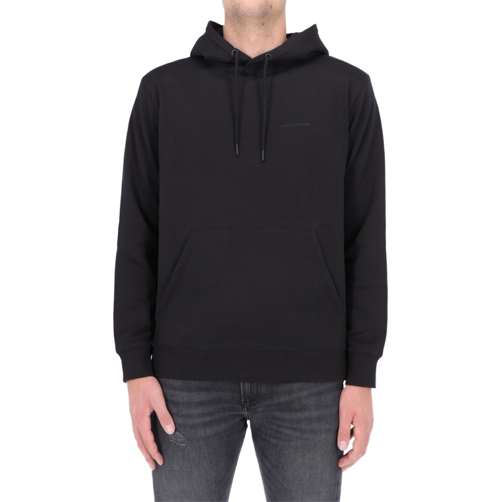 Felpa Calvin Klein Jeans Bold Monogram Hoodie BEH BLACK