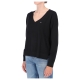 Maglia Tommy Hilfiger Jeans Donna Tjw V-Neck Sweater BDS BLACK