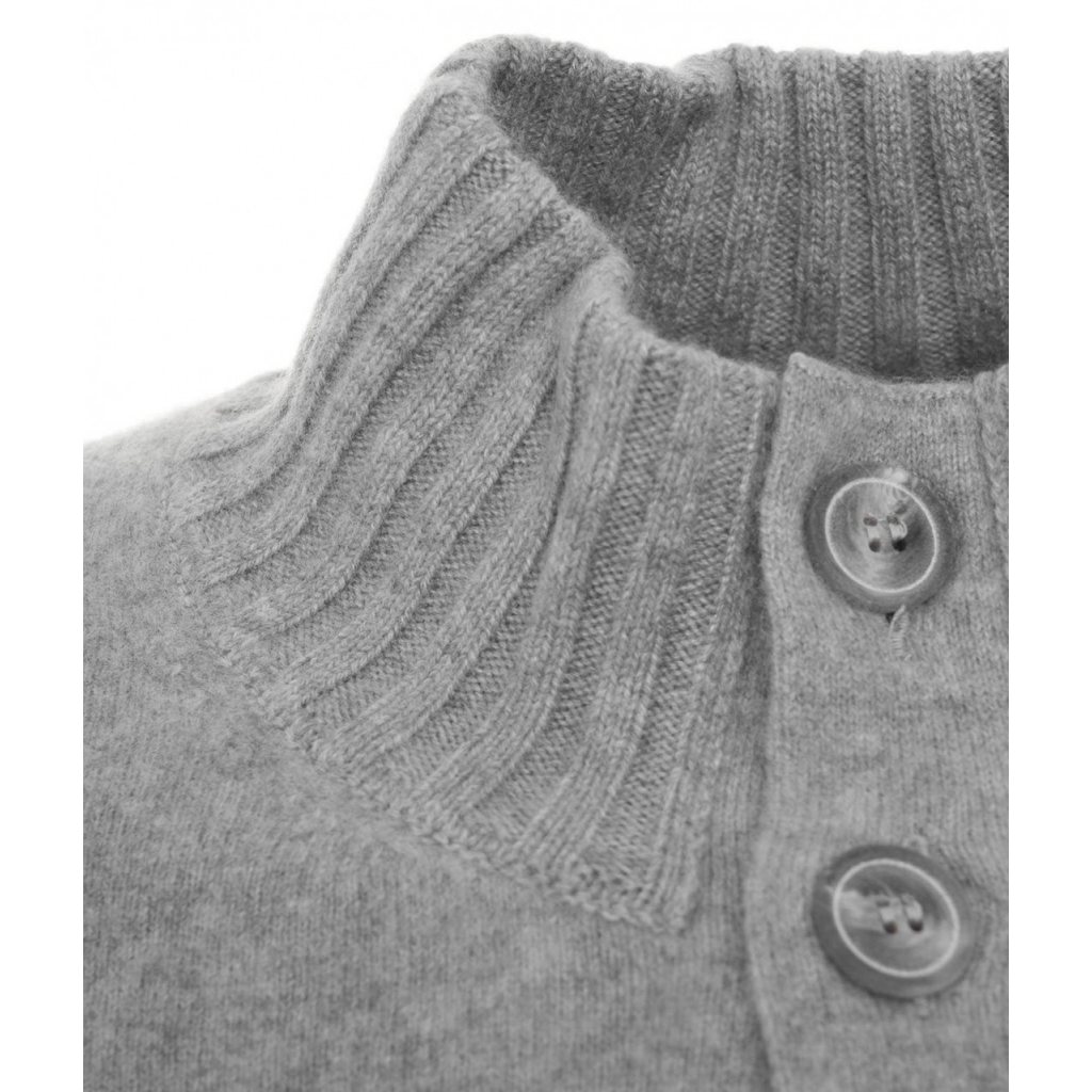 Cardigan in cachemire grigio