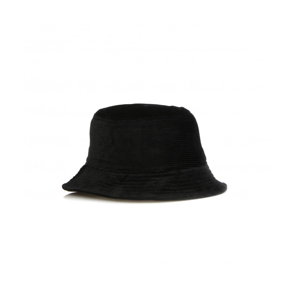 cappello da pescatore uomo cord bucket hat BLACK