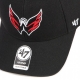 cappellino visiera curva uomo nhl mvp wascap BLACK