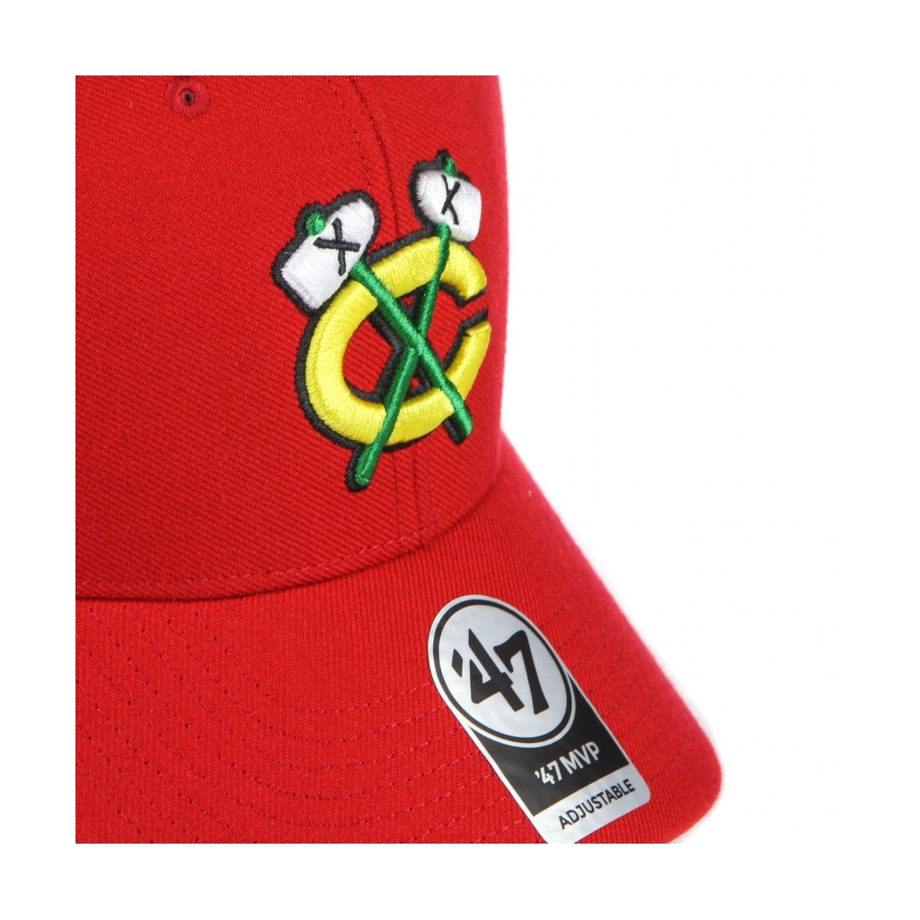 cappellino visiera curva uomo nhl mvp chibla RED