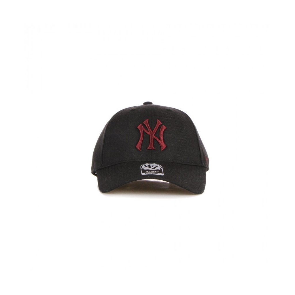 cappellino visiera curva uomo mlb mvp snapback neyyan BLACK/DARK MAROON