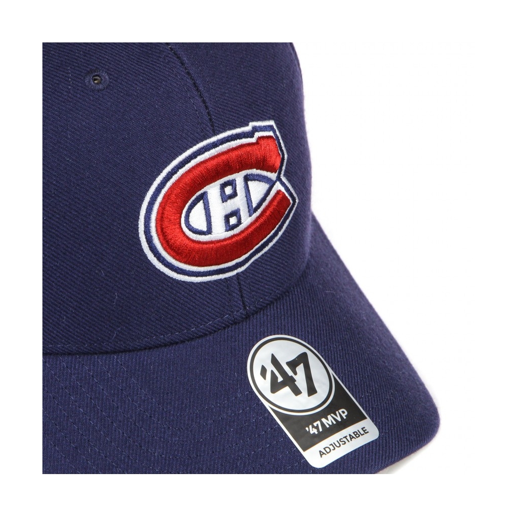 cappellino visiera curva uomo nhl mvp moncan LIGHT NAVY