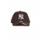 cappellino visiera curva uomo mlb mvp snapback neyyan BROWN