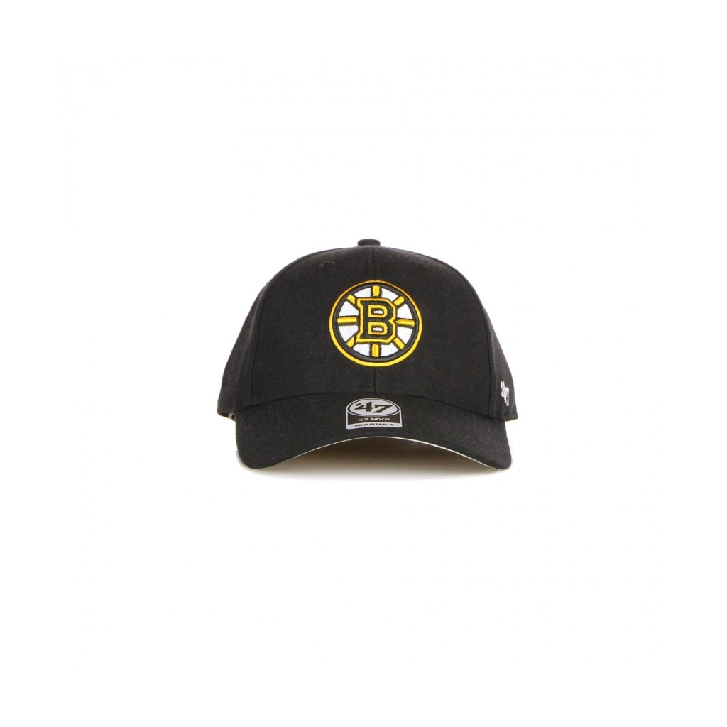 cappellino visiera curva uomo nhl mvp bosbru BLACK