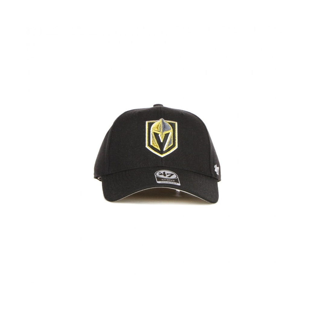 cappellino visiera curva uomo nhl mvp vegkni BLACK