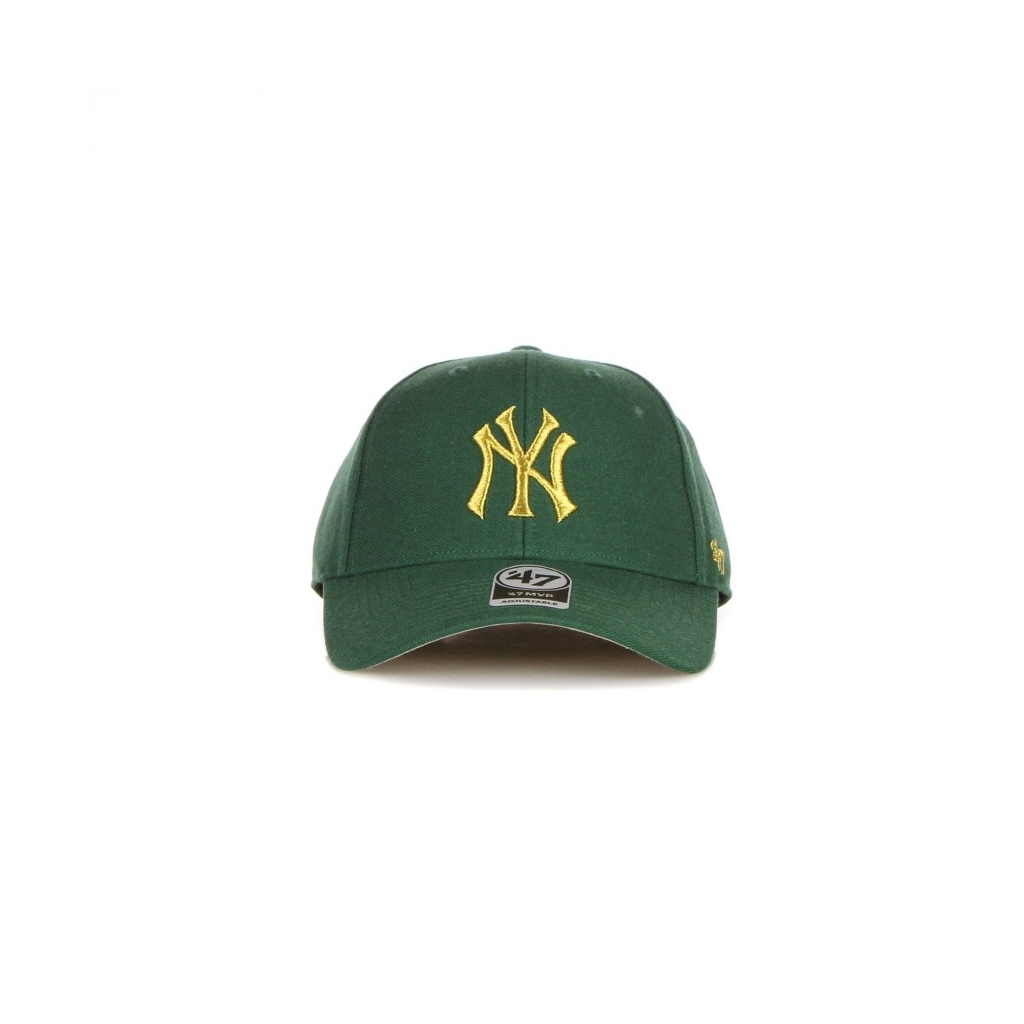 cappellino visiera curva uomo mlb metallic snapback neyyan DARK GREEN/GOLD