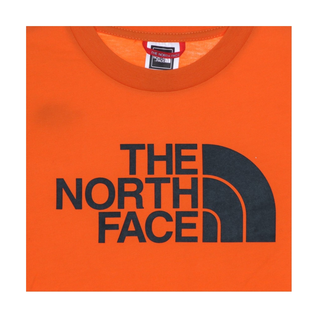 maglietta bambino easy tee RED ORANGE/BLACK