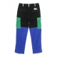 pantalone lungo uomo alameda color block polar fleece cargo pants BLACK/ROYAL