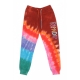 pantalone tuta leggero uomo og prisma embroidered sweatpants TIE DYE RED