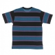 maglietta uomo wormly stripe tee BLACK MULTI