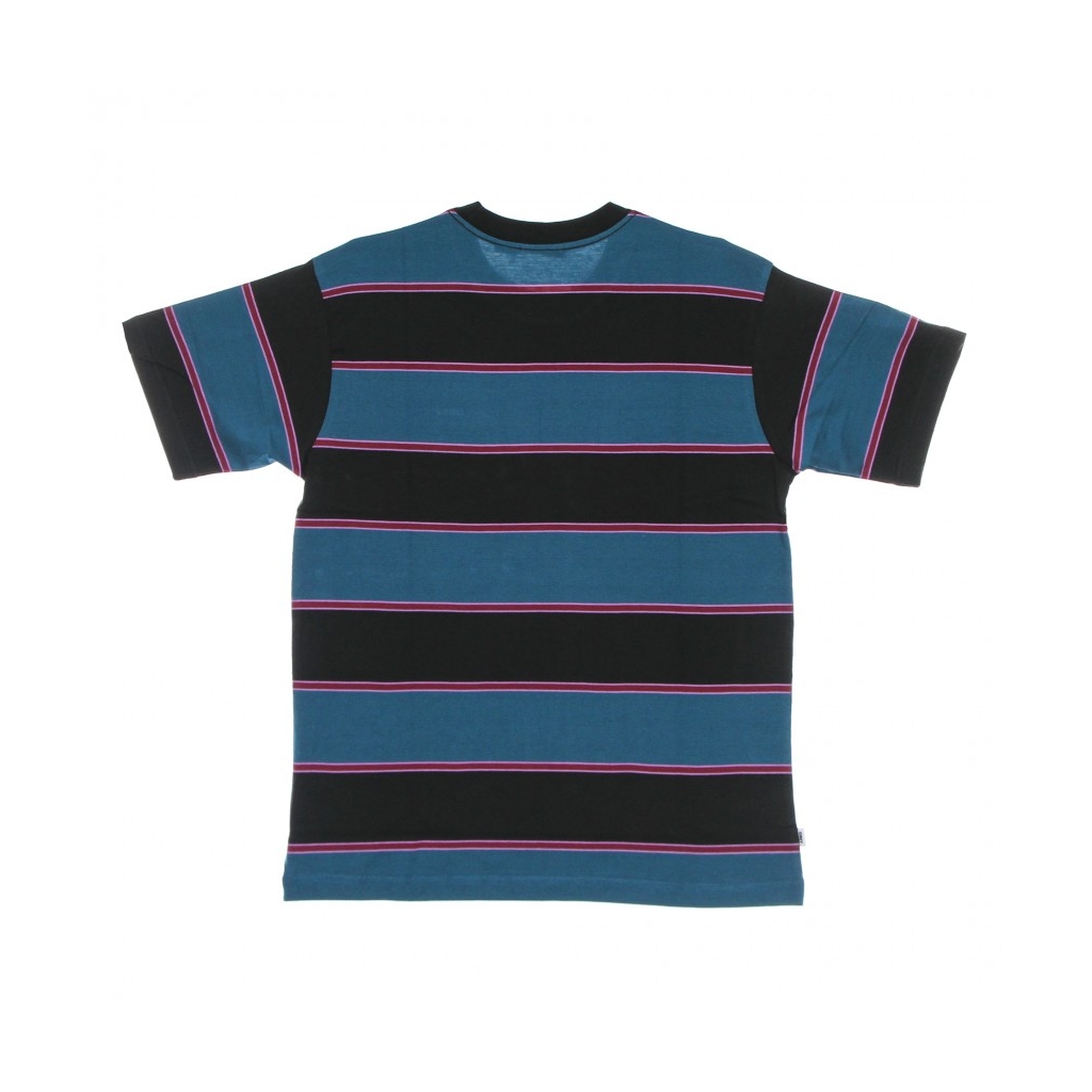 maglietta uomo wormly stripe tee BLACK MULTI