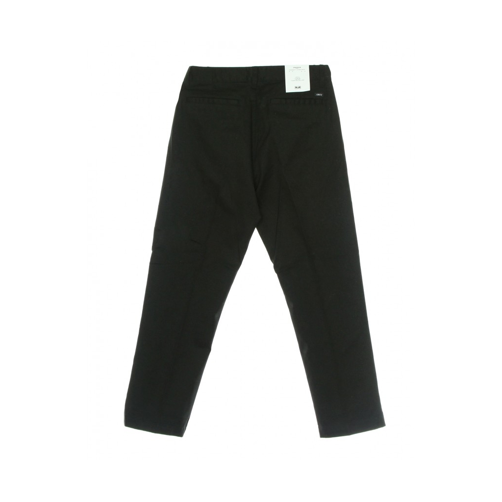 pantalone lungo uomo straggler flooded pants BLACK