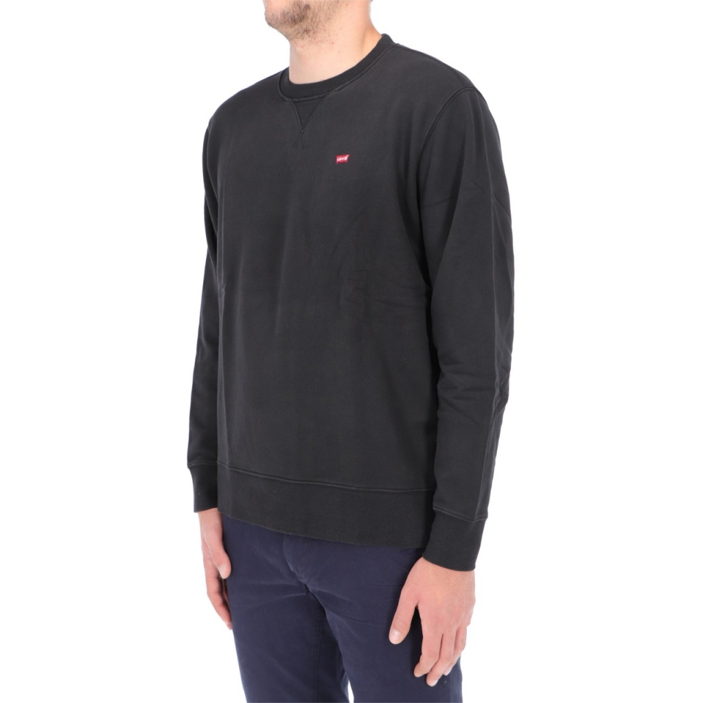 LEVI S Felpa Levis Uomo New Original Crew Girocollo 0003 BLACK Bowdoo