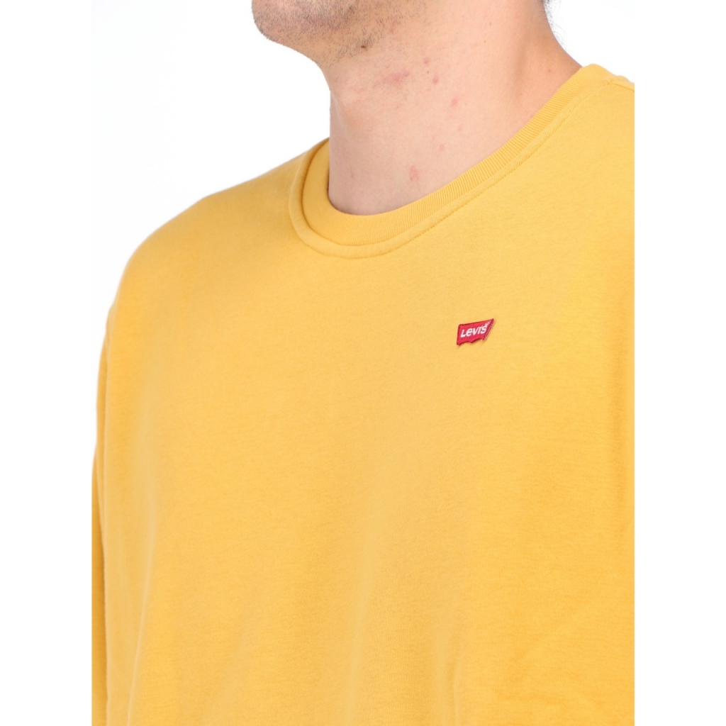 Felpa Levis Uomo Core Ng Crew Sweatshirt 0011 COOL YELLOW