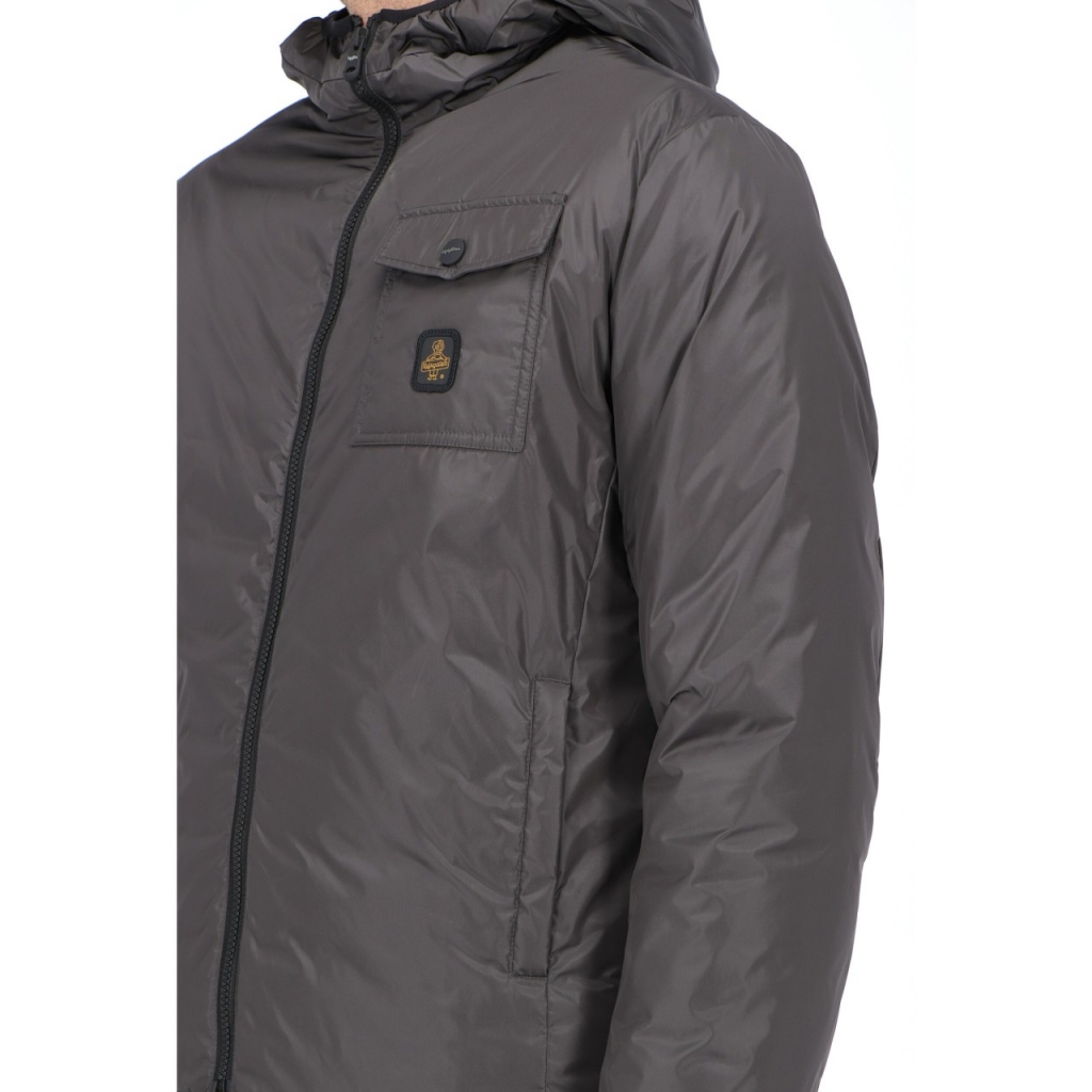 Giacca Refrigiwear Uomo Hudson Jacket Cappuccio DARK ANTRACITE