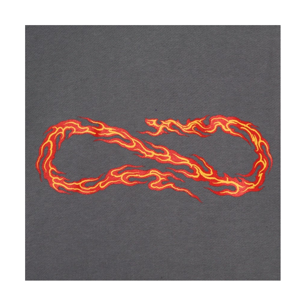 felpa cappuccio uomo xv flame hoodie GREY W