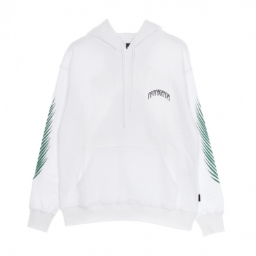 felpa cappuccio uomo panther hoodie WHITE