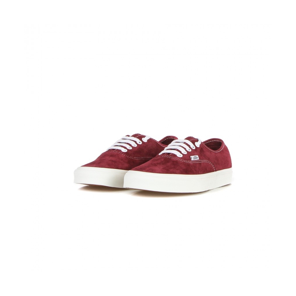 scarpa bassa uomo authentic pig suede POMEGRANATE/WHITE