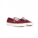 scarpa bassa uomo authentic pig suede POMEGRANATE/WHITE