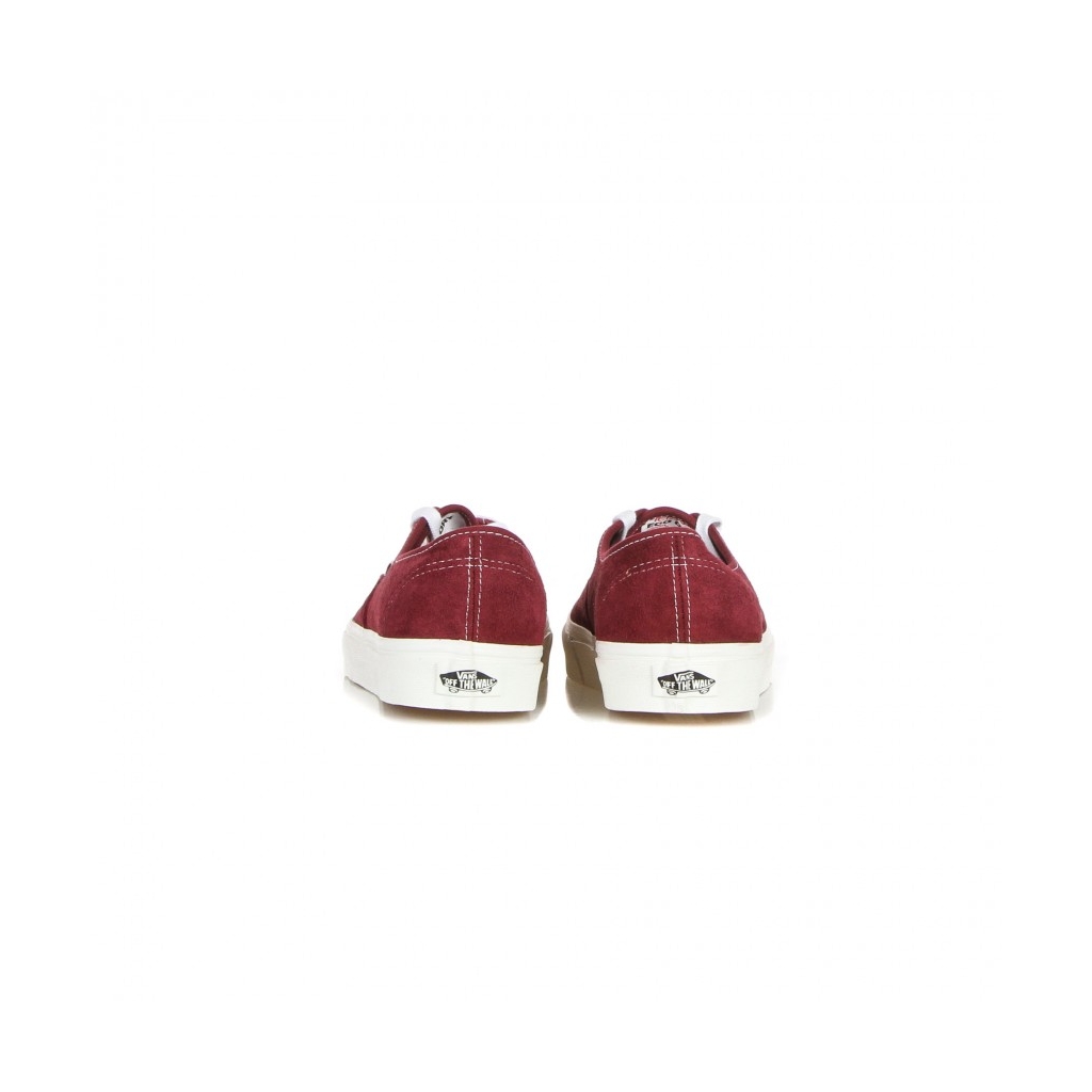 scarpa bassa uomo authentic pig suede POMEGRANATE/WHITE