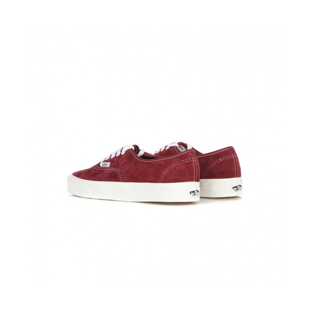 scarpa bassa uomo authentic pig suede POMEGRANATE/WHITE