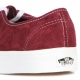 scarpa bassa uomo authentic pig suede POMEGRANATE/WHITE