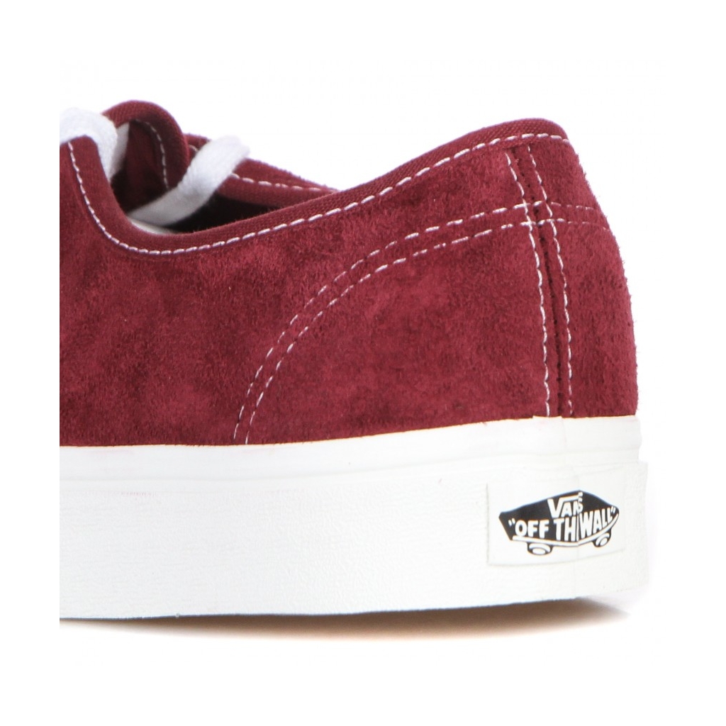 scarpa bassa uomo authentic pig suede POMEGRANATE/WHITE