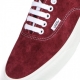 scarpa bassa uomo authentic pig suede POMEGRANATE/WHITE