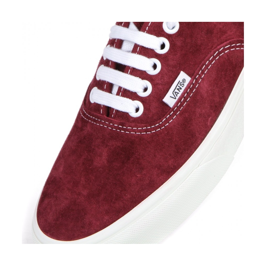 scarpa bassa uomo authentic pig suede POMEGRANATE/WHITE