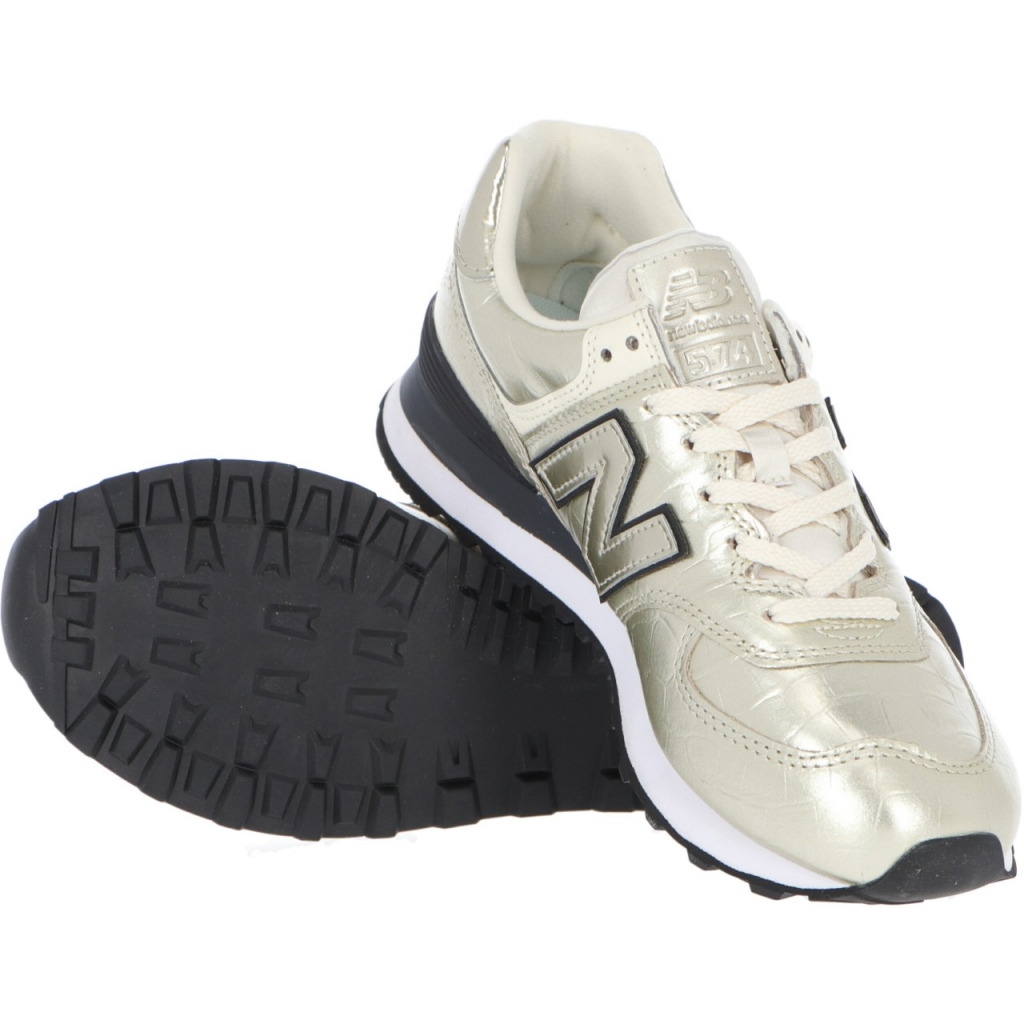 Scarpa New Balance Donna 574 Pi2 Lifestyle Leather PI2 GOLD