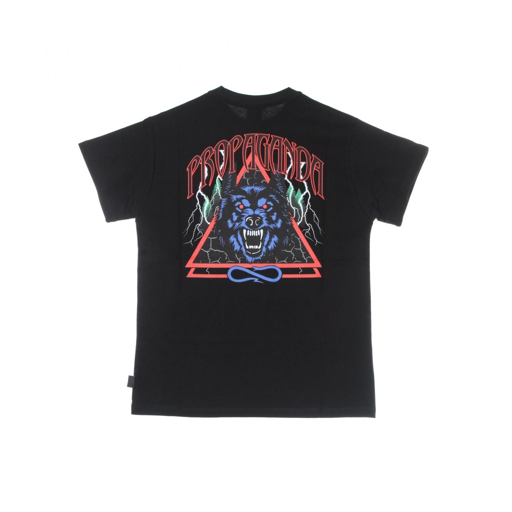 maglietta uomo wolf tee BLACK