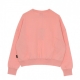felpa girocollo corta donna logo crewneck PINK
