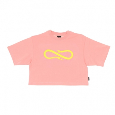 maglietta corta donna logo tee PINK