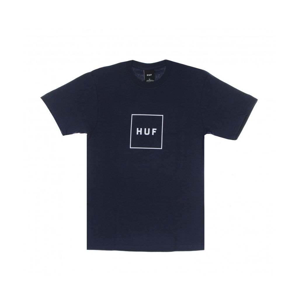 maglietta uomo essentials box logo NAVY